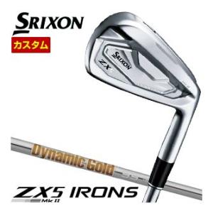 特注カスタムクラブ スリクソン ZX5 Mk II アイアン ダイナミックゴールド 95 シャフト 5本セット[＃6-P]｜golfranger