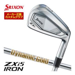特注カスタムクラブ スリクソン ZXi5 アイアン ダイナミックゴールド New Design シャ...