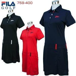 フィラゴルフ レディース ゴルフウェア 半袖 ポロワンピース 759 400 M L Fl19s ゴルフレンジャー 通販 Yahoo ショッピング