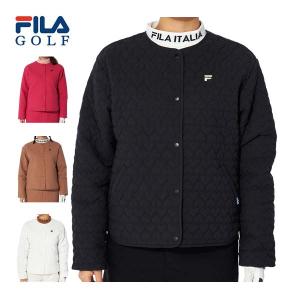 FILA GOLF フィラゴルフ ハート柄キルティング 4WAYストレッチ ノー