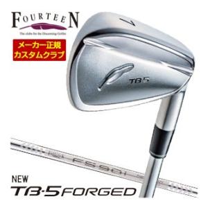 特注カスタムクラブ フォーティーン 2025NEW TB-5 FORGED アイアン FS-90i オリジナルスチール シャフト 単品[＃5、＃6、＃7、＃8、＃9、PW]