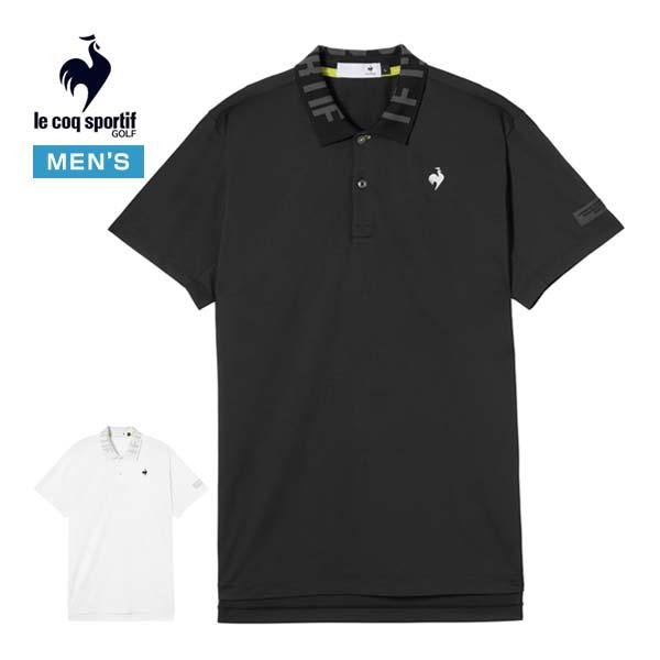 ルコックスポルティフ ゴルフ 武井壮モデル サンスクリーン NIR 襟ロゴ 半袖 ポロシャツ ウェア...