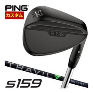 特注カスタムクラブ ピン S159 ウエッジ ミッドナイト フジクラ TRAVIL IRON シャフト｜golfranger