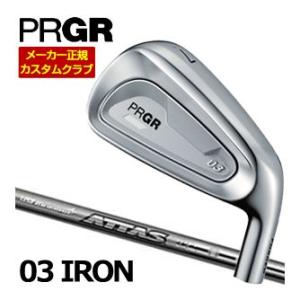 特注カスタムクラブ プロギア 03 アイアン ATTAS IRON 100 シャフト 単品[＃5、＃...