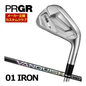 特注カスタムクラブ プロギア 01 アイアン 三菱VANQUISH IRON シャフト 単品[＃4、...