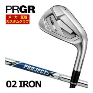 特注カスタムクラブ プロギア 02 アイアン RIFLE PROJECT X シャフト 単品[＃4、...