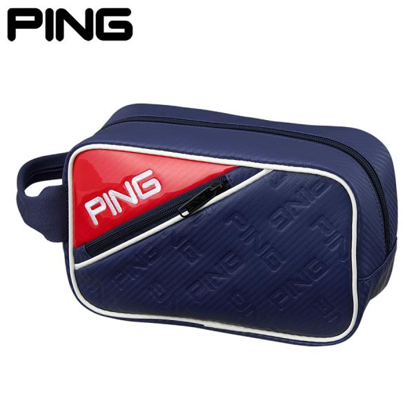 【展示会受注限定カラー/即納】2025 PING ピンゴルフ GB-U2519 エンボス ポーチ ネ...