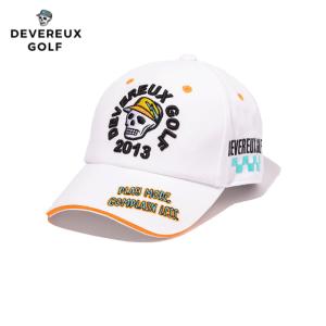 【即発送】ゴルフ メンズ DEVEREUX キャップ 帽子（ホワイト） DEVEREUX GOLF キャップ 帽子 Dロゴキャップ メンズ レディース