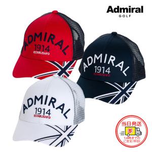 在庫切れ【即納】Admiral アドミラル ゴルフ ユニオンジャック メッシュキャップ ADMB2F12 日本正規品 2022 astc sum22