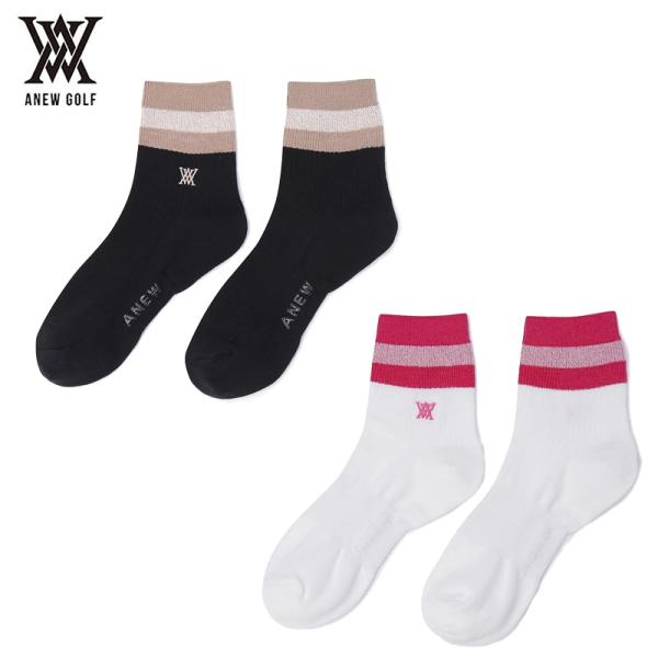 ANEW アニュー METAL BLOCK SOCKS メタルブロックソックス ウィメンズ AGEU...