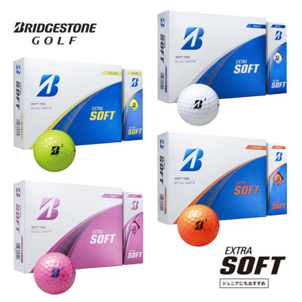 2025 ブリヂストン EXTRA SOFT エクストラソフト ゴルフボール 1ダース(12個入) ...
