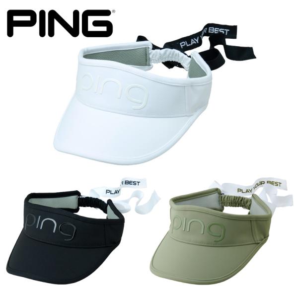2025 PING ピンゴルフ HW-L2504 クールリボンバイザー COOL RIBBON VI...