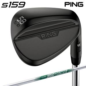 【受注生産】左右選択 PING ピンゴルフ S159 ミッドナイト ウェッジ N.S.PRO 950GH neo スチールシャフト 日本正規品 pinwg｜golfshop-champ