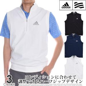 アディダス adidas ゴルフベスト エレベイト 1/4 ジップ ベスト 大きいサイズ 秋冬ウェア...