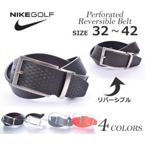 ナイキ Nike 　パーフォレイト　リバーシブル　ベルト　あすつく対応｜golfshop-usa