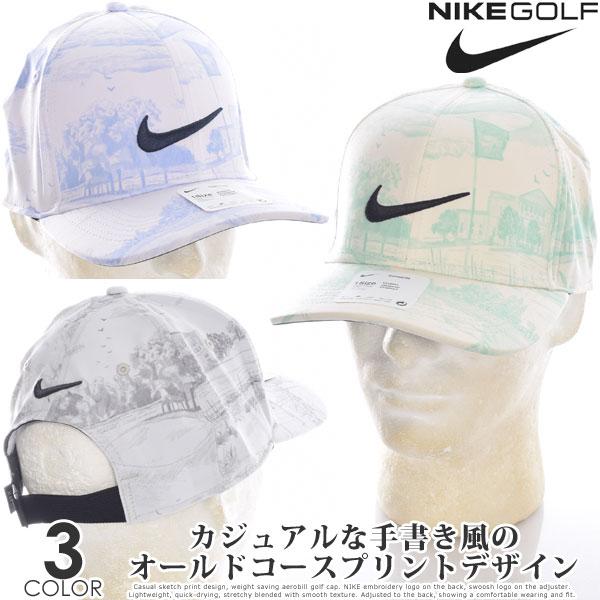 （超お買い得キャップ）ナイキ Nike ゴルフキャップ ゴルフ帽子 エアロビル クラシック99 プリ...