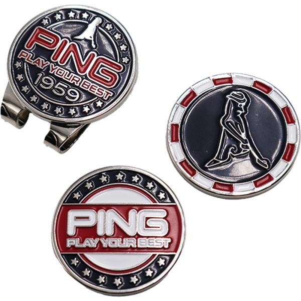 【ポスト投函メール便:ネコポス】送料無料  PING AC-N2302 アメリカン ダブルマーカー