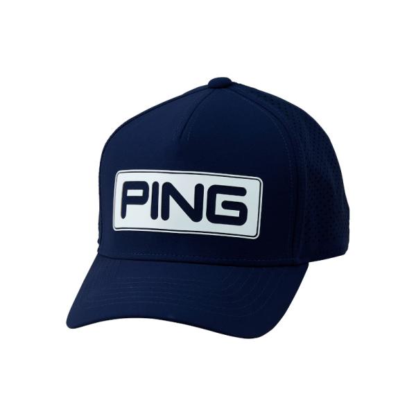 PING HW-T2501 ツアーキャップ ネイビー キャンディーバーロゴ