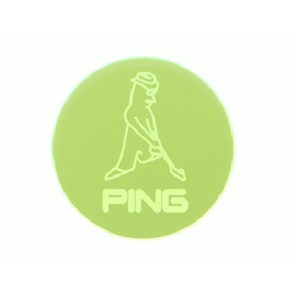 【ポスト投函:ヤマトネコポス】PING AC-U2509 ネオンマーカー MR.PING GREEN...