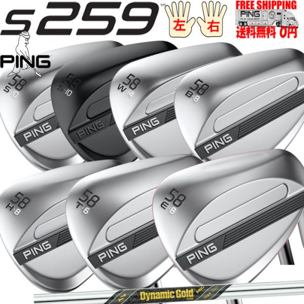 PING S259ウェッジ  TT D.G. MID TOUR ISSUE  オプションスチールシャ...