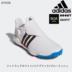 （セール）アディダス ゴルフ ツアー360 22 ボア（LWP85）シューズ【GY5336】フットウェアホワイト/コアブラック/ブルーラッシュ