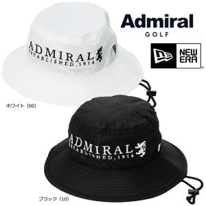 アドミラル ゴルフ バケットハット ニューエラ コラボ（ADMB6A12）2026春夏 帽子 ストラップ紐 UV 接触冷感 アドベンチャーハット｜ゴルフギアサージ