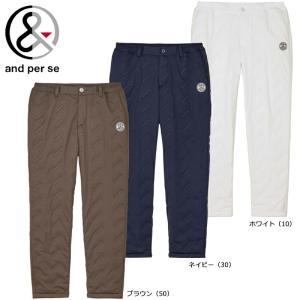 and per se（アンパスィ） ゴルフウェア ロングパンツ 秋 冬 ショット