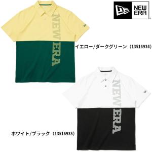 ニューエラ ゴルフ 半袖 ポロシャツ Color Block 2023 春夏 半袖シャツ｜golftown