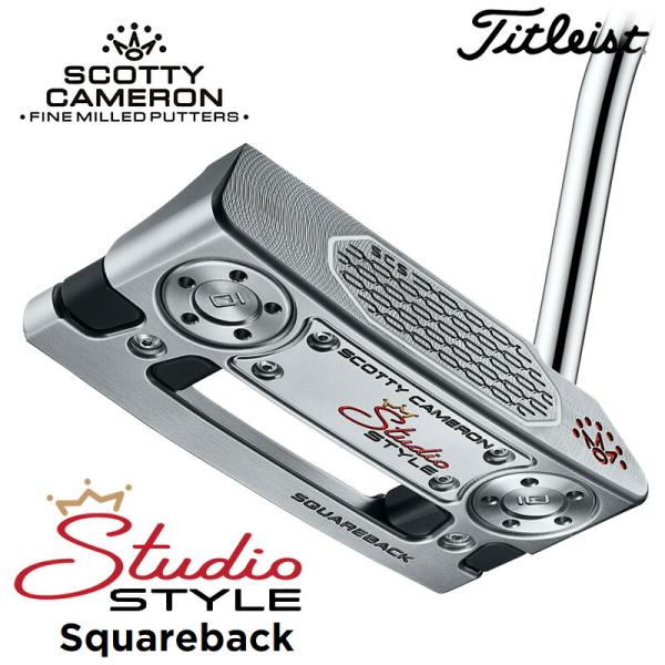 【日本正規品】 タイトリスト スコッティキャメロン スタジオスタイル（Squareback）スクエア...