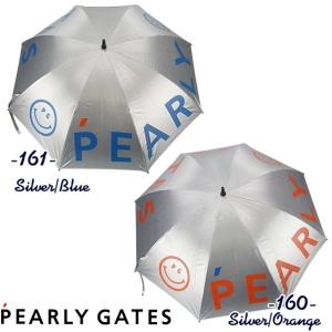 PEARLY GATES パーリーゲイツ UVカット！ロゴボーダーアンブレラ〈晴雨兼用〉