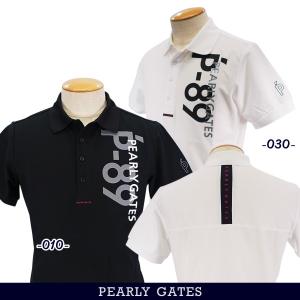 【NEW】PEARLY GATES パーリーゲイツ 吸水速乾/ストレッチ/軽量/UVカット キャンパスメッシュ メンズ半袖ポロシャツ 【Pink with BLACK】053-3260805/23C｜golfwaveonline2