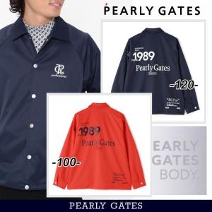 【PREMIUM SALE 60%OFF】 PEARLY GATES パーリーゲイツ メンズ ポリエステルツイルストレッチ コーチジャケット 053-4120307/26C【正規品】