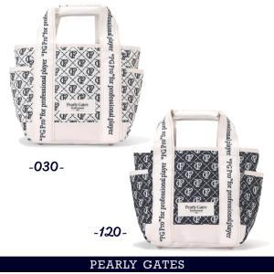 【NEW】PEARLY GATES パーリーゲイツ ”PG PRO” Series.モノグラム柄 ポーチ付 トート型カートバッグ 053-4181312/24A｜golfwaveonline2