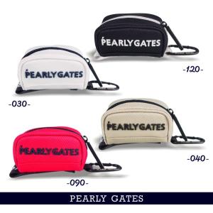 【NEW DESIGN】PEARLY GATES パーリーゲイツ ニュー定番系 シグネチャーシリーズ ボールポーチ 053-4184171/23D 【2024-WEB限定アイテム】｜golfwaveonline2