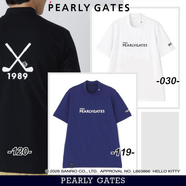 【Hello Kitty×PEARLY GATES】 ベア天竺半袖ハイネックカットソー＜メンズ＞ 0...