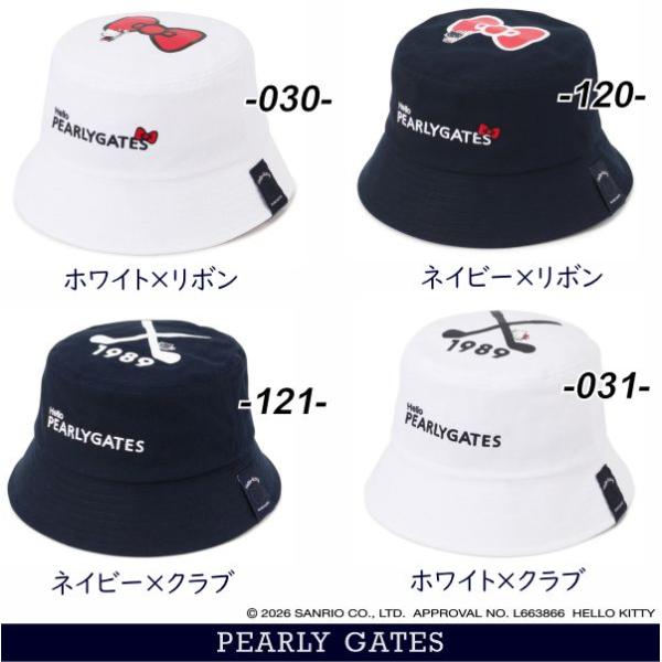 【Hello Kitty×PEARLY GATES】 ツイルハット (UNISEX) 053-618...