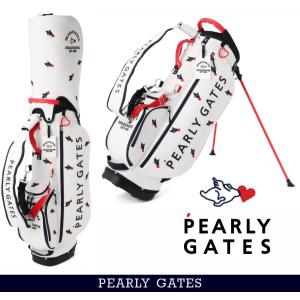 【NEW】PEARLY GATES パーリーゲイツ フライングラビット＆HEART ≪LOVE GOLF！≫スタンド式キャディバッグ＜47インチ対応モデル＞053-6280810/26C【正規品】