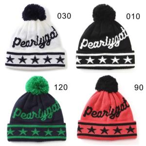 【PREMIUM SALE】SNOW STAR パーリーゲイツスノースター☆彡PGグラフィカルロゴ ボンボンニットキャップ=JAPAN MADE=053-8287114/18D【SNOW】【郵送料無料】