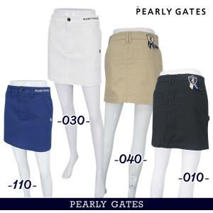 【PREMIUM SALE OFF】PEARLY GATES パーリーゲイツ パワフルコットンストレッチ ドビー変形ダイヤ柄 レディススカート 055-2234002/22D｜パーリーゲイツbyゴルフウエーブ