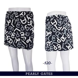 【PREMIUM CHOICE】PEARLY GATES パーリーゲイツ ENJOY”moyatto" ロゴ柄 レディス ストレッチスカート 055-3134210/23AF｜golfwaveonline2