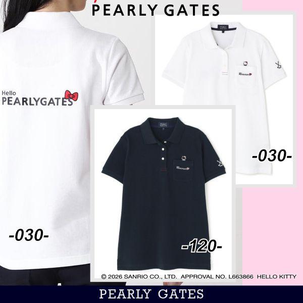 【Hello Kitty×PEARLY GATES】 T/Cカノコ半袖ポロシャツ＜レディス＞ 055...