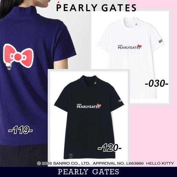 【Hello Kitty×PEARLY GATES】 ベア天竺半袖ハイネックカットソー ＜レディス＞...