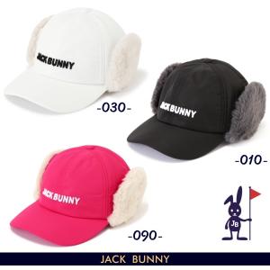 【PREMIUM SALE】Jack Bunny!! by PEARLY GATES ジャックバニー!! "MOKO MOKO" フェイクファー 耳当て付キャップ 262-3287105/23D｜golfwaveonline2