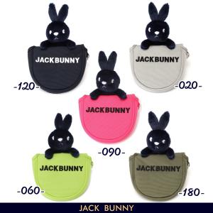 【NEW】Jack Bunny!! by PEARLY GATES ジャックバニー!! ＮAVYラビットぬいぐるみ パターカバー ツーボール/マレットタイプ 262-3984854/23C｜golfwaveonline2