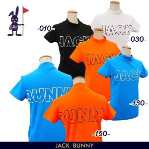 【PREMIUM SALE 30％OFF】Jack Bunny!! ジャックバニー!! 軽量/速乾 サライテック BIG! BIG! アウトロゴ レディス 半袖モックシャツ 263-3167532/23B｜golfwaveonline2