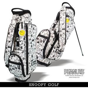 スヌーピーゴルフスタンド式キャディバッグ