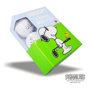 【NEW】SNOOPY GOLF スヌーピーゴルフ DON'T GO TO WORK TODAY. ジョー・クール/スヌーピーゴルフボール 2ピース/6個入り〈非公認球〉 PEANUTS 642-3984105/23C｜golfwaveonline2