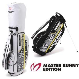 【PREMIUM CHOICE】MASTER BUNNY EDITION マスターバニー スタンド型キャディバッグ グレンチェック &amp; レオパード柄スタイル 758-2180303/22A【GLEN-LEO】