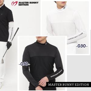 サイズ：6 MASTER BUNNY EDITION マスターバニーエディション  タートルネック長袖Tシャツ  グレー系 [240101480982] ゴルフウェア メンズ ストスト サイズ：6 MASTER BUNNY EDITION マスターバニーエディション