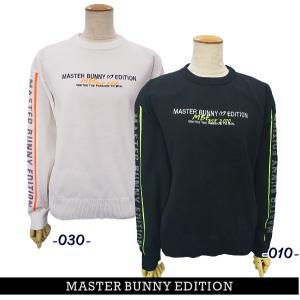 【NEW】マスターバニーbyパーリーゲイツ MASTER BUNNY EDITION ラメロゴ レディス クルーネックニットプルオーバー ポリニットセーター 759-4170210/24A｜golfwaveonline2